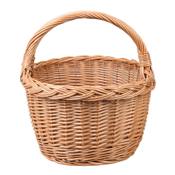 Bay Isle Home Shopping Basket Wicker Market Basket Mushroom Basket Picnic Basket Wayfair.co.uk